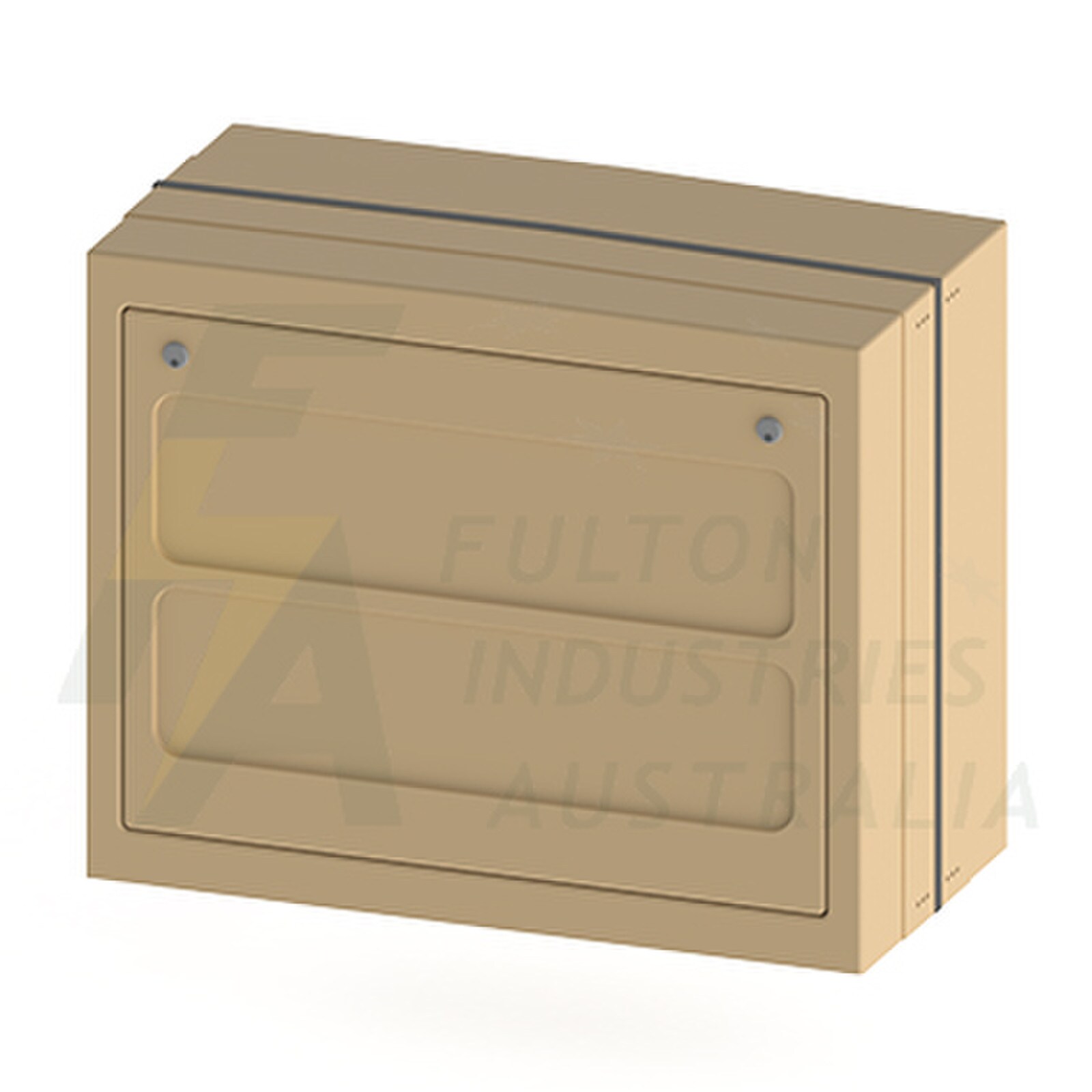 FPB13127V1DB beige fibreglass pillar cabinet with door